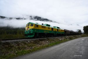 Do Skagway można dostać się również koleją...., Skagway, Alaska