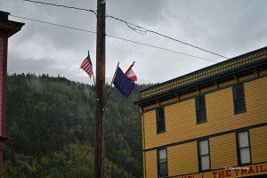 I znowu Wielki Wóz na fladze Alaski, Skagway, Alaska