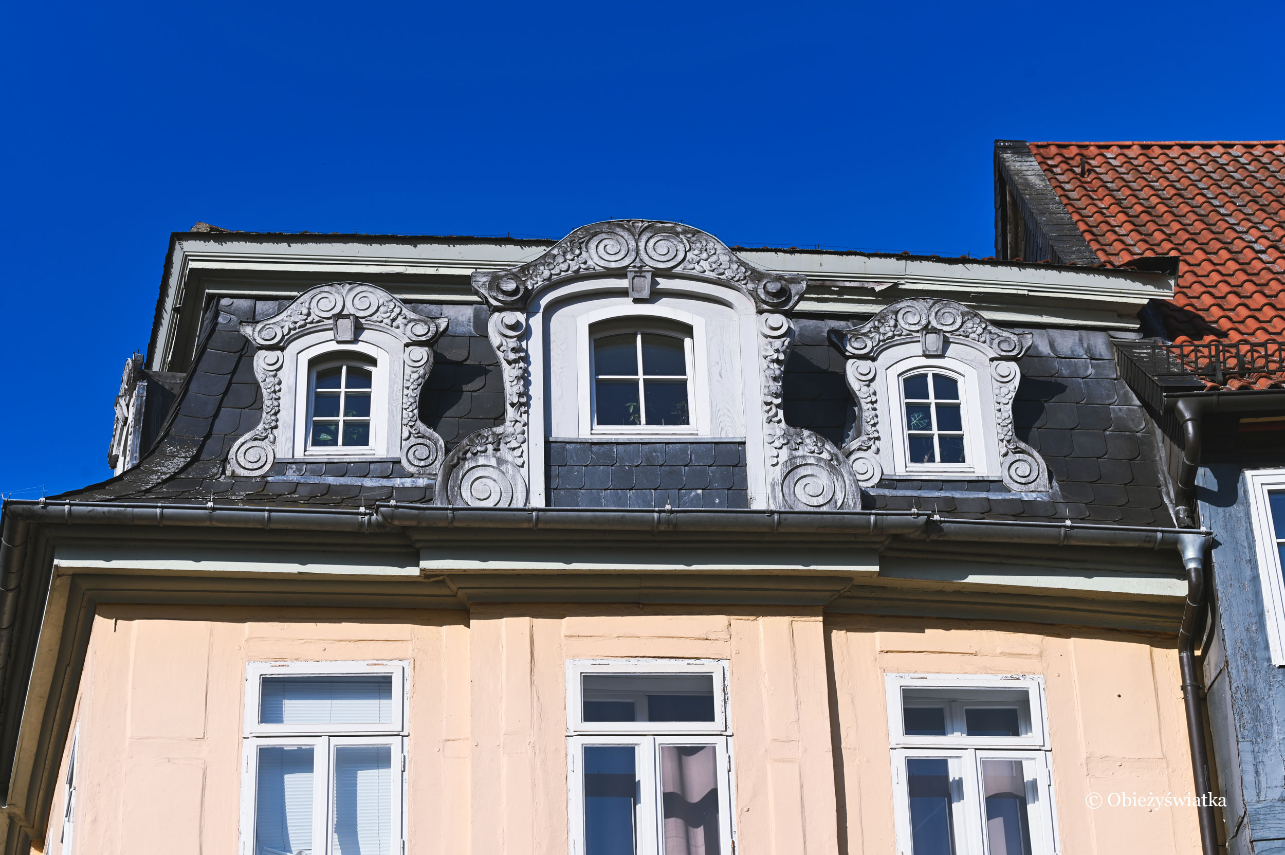 Fasady kamienic, Wolfenbüttel, Niemcy