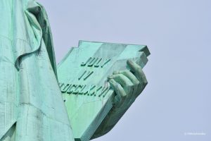 Tablica trzymana przez Wolność - Statua Wolności, USA