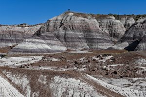 Historia zaklęta w kolorach...., Blue Mesa, Petrified Forest National Park