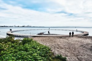 Den Uendelige Bro - Most bez końca, Aarhus, Dania
