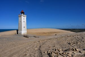 Wydmy i samotna latarnia, Rubjerg Knude, Dania