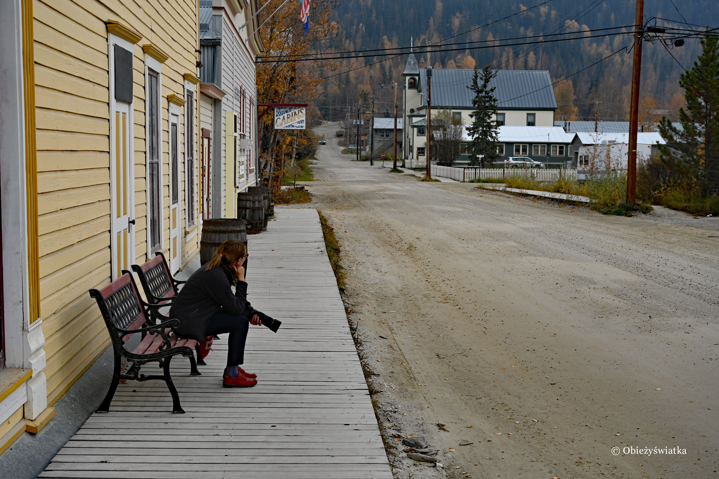 Przerwa w spacerze ;) - Dawson City, Yukon, Kanada