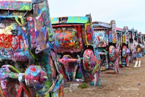 Kolorowe modele..., Cadillac Ranch, Teksas