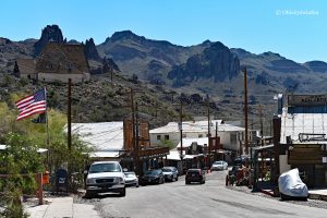 Dawne miasteczko poszukiwaczy złota, Oatman, Arizona