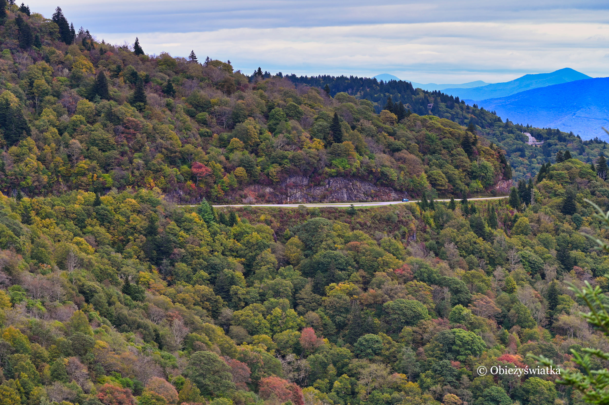 Jesienią na Blue Ridge Parkway
