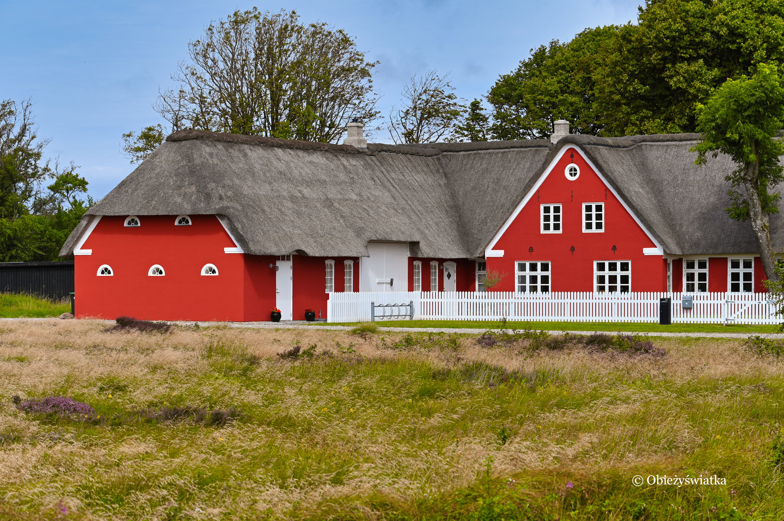 Rømø - typowe domki