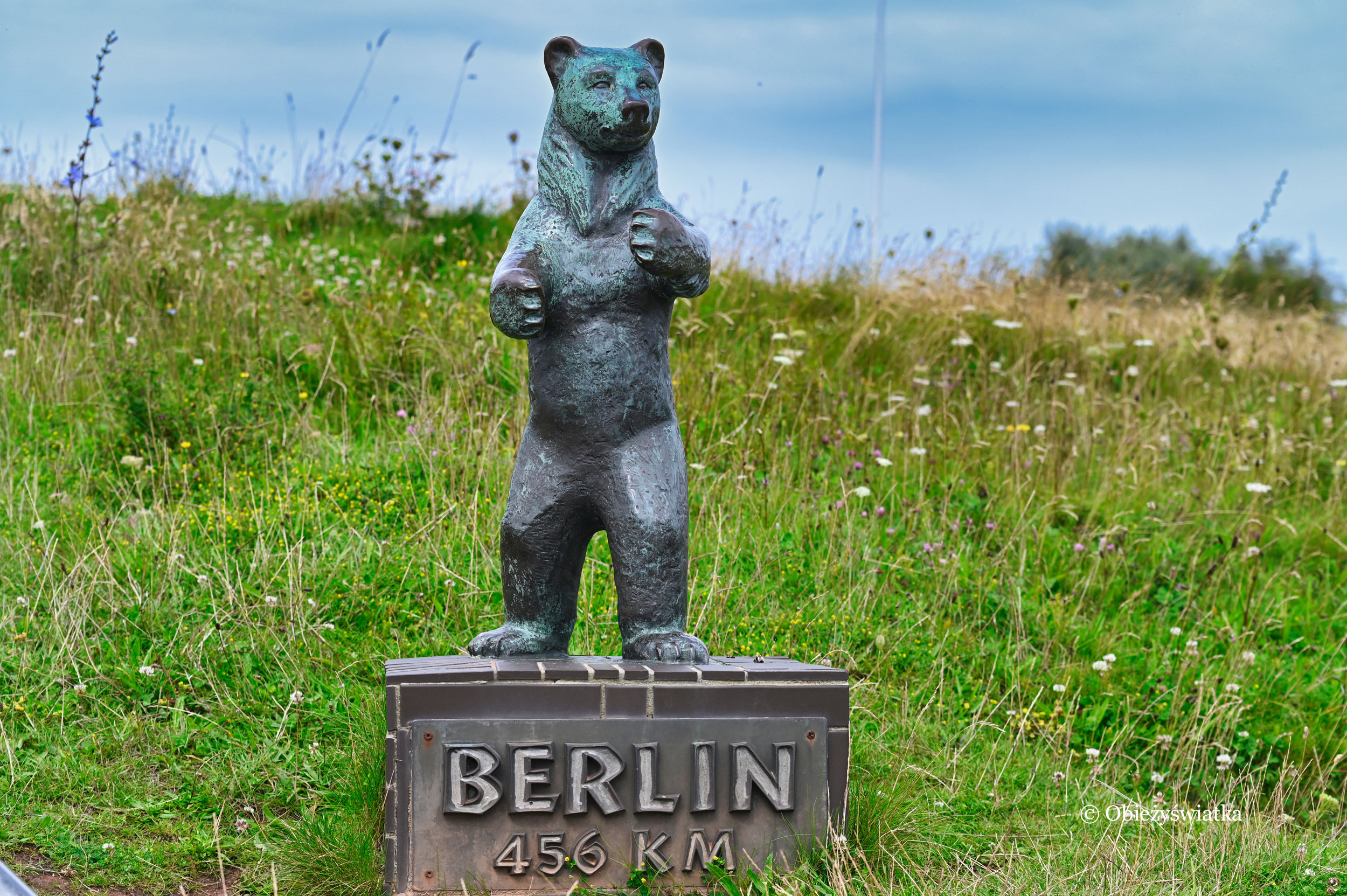 Berliński niedźwiedź na wyspie Helgoland