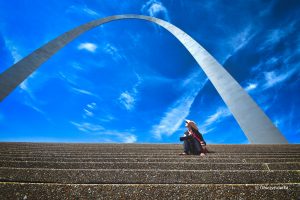 Nad Missisipi pod Gateway Arch w St. Louis