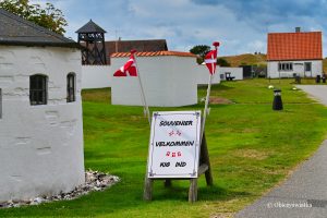 Wszechobecna biel budynków na Mandø