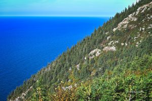 Zatoka św. Wawrzyńca, widok z Skyline Trail, Kanada
