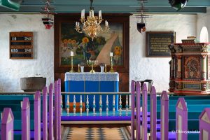 Kościółek na wyspie Mandø