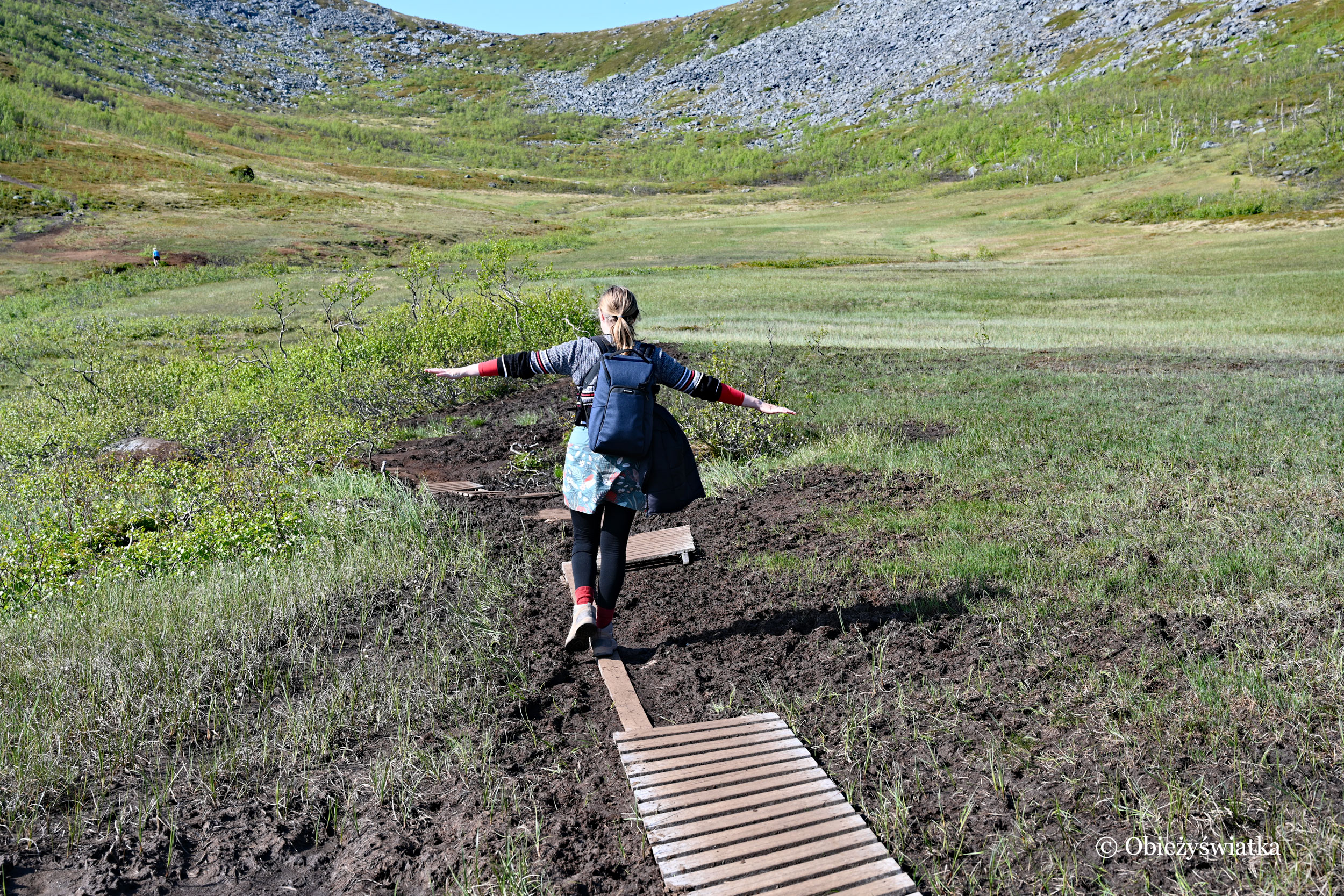 Radość na szlaku... - Senja, Norwegia