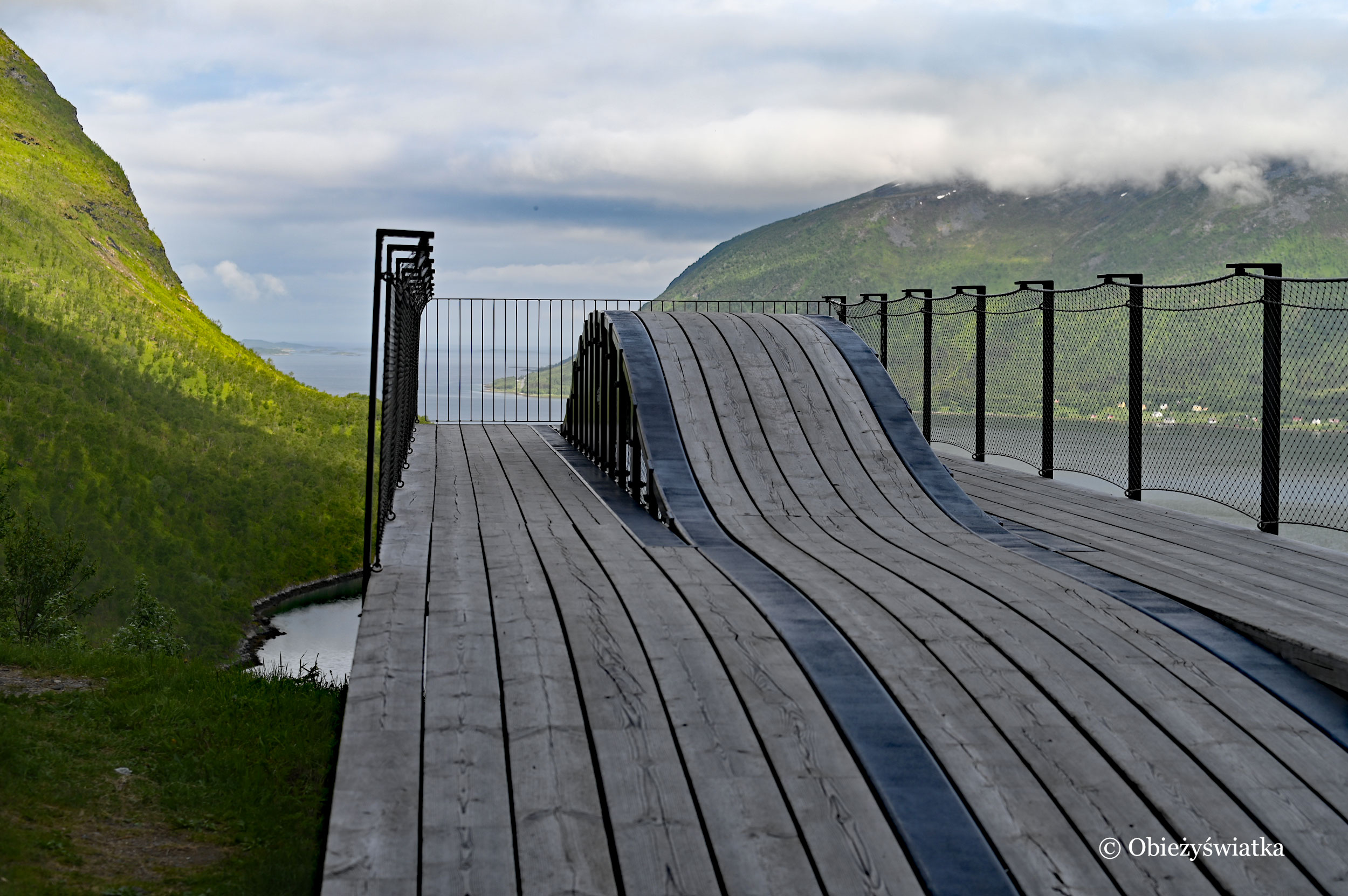 Bergsboten - punkt widokowy, Senja, Norwegia