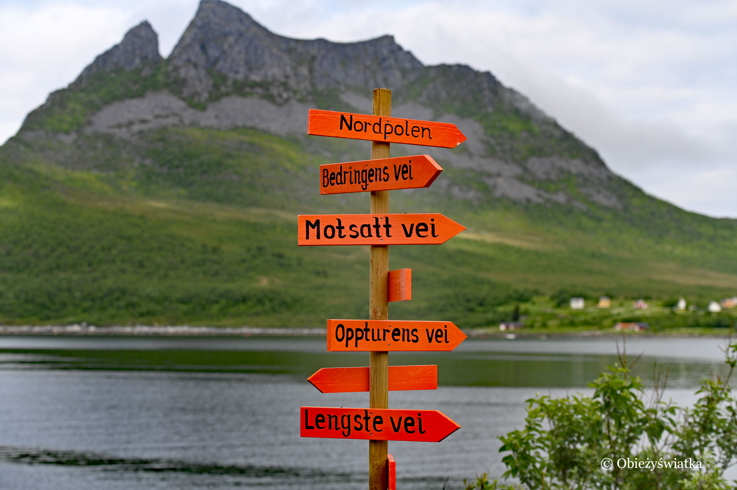 Róża wiatrów, Senja, Norwegia