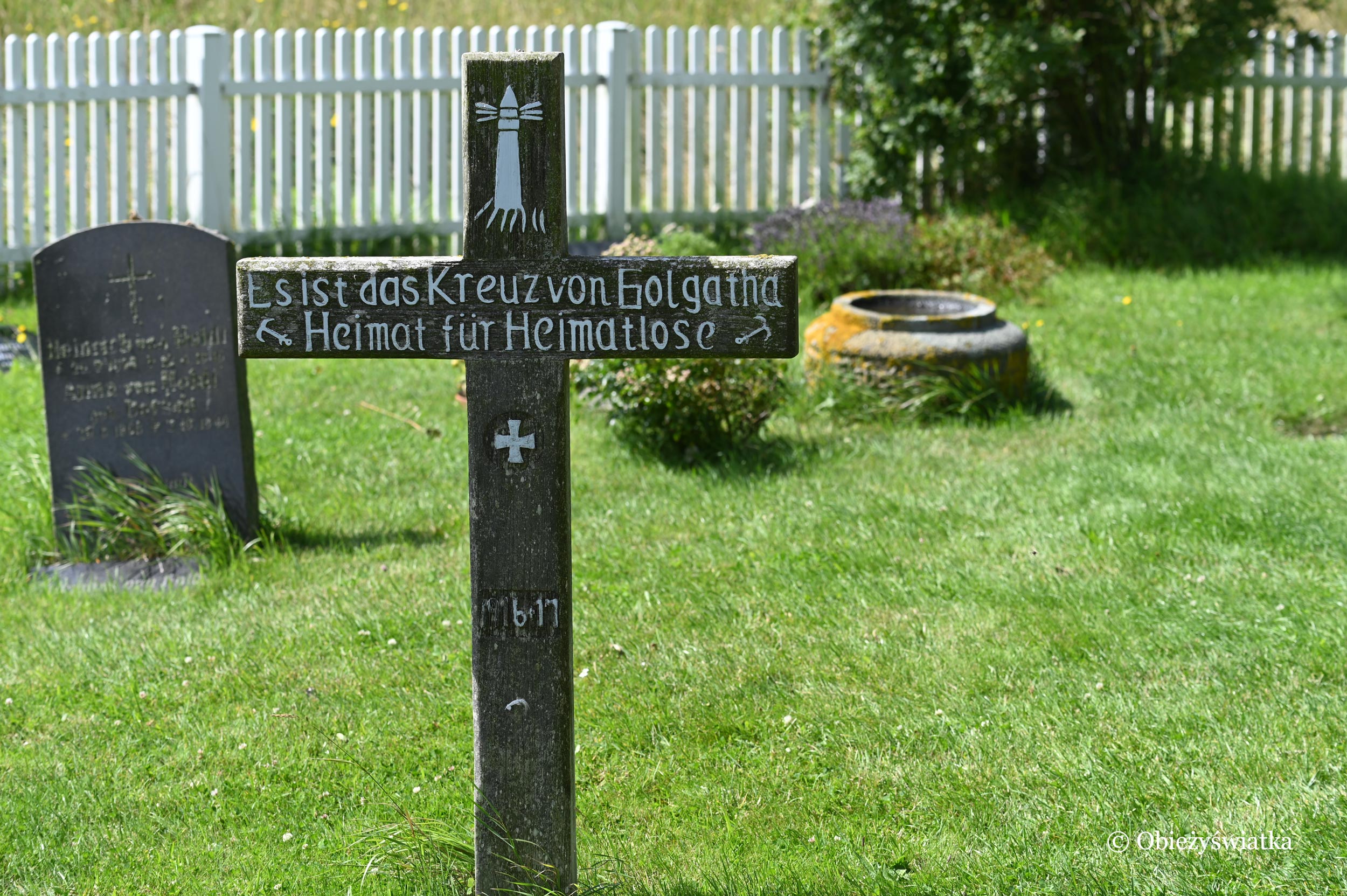 Przykościelny cmentarz na Hallig Hooge, Niemcy
