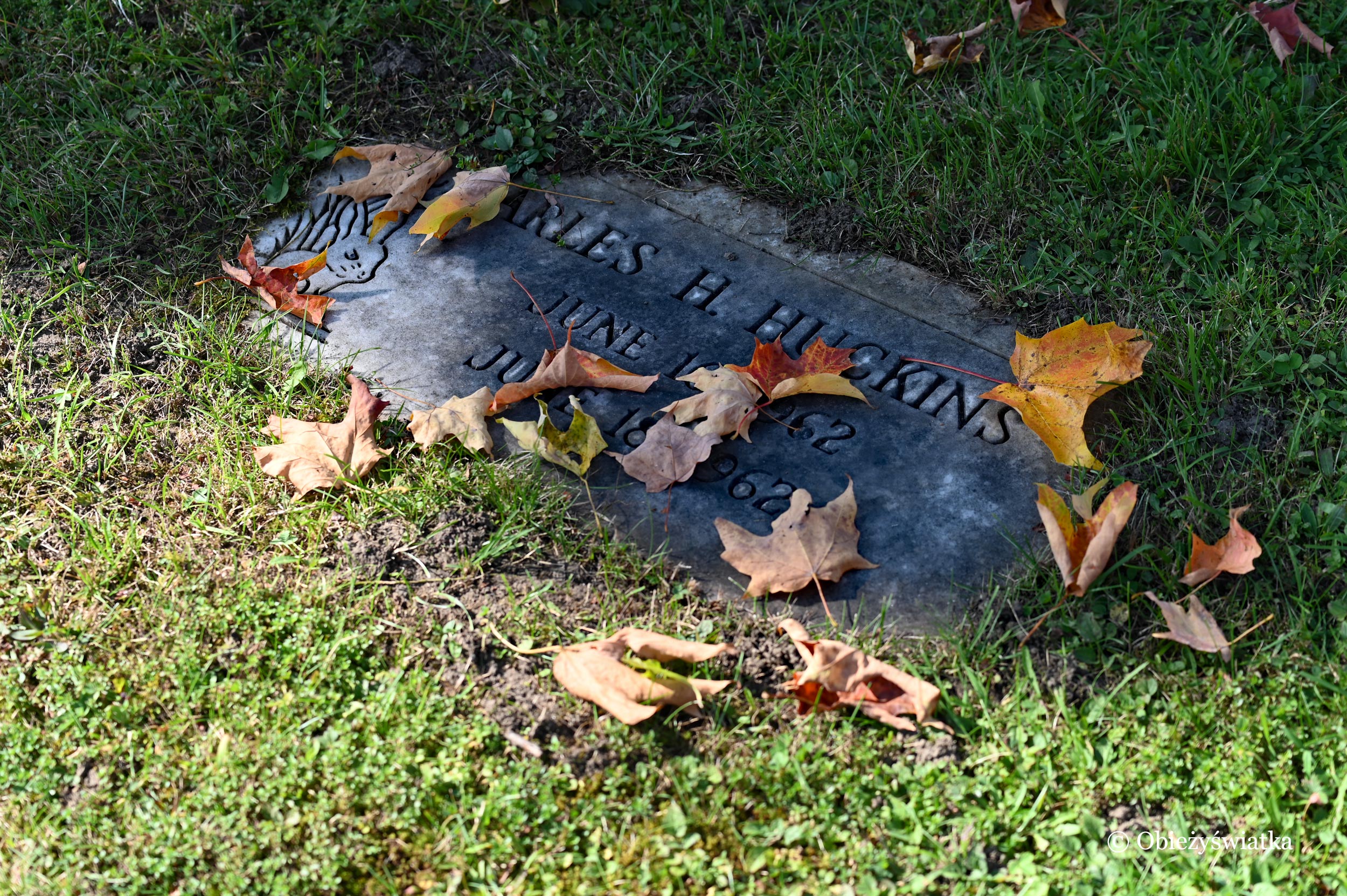 Cmentarz w miejscowości Derby Line, Vermont, USA