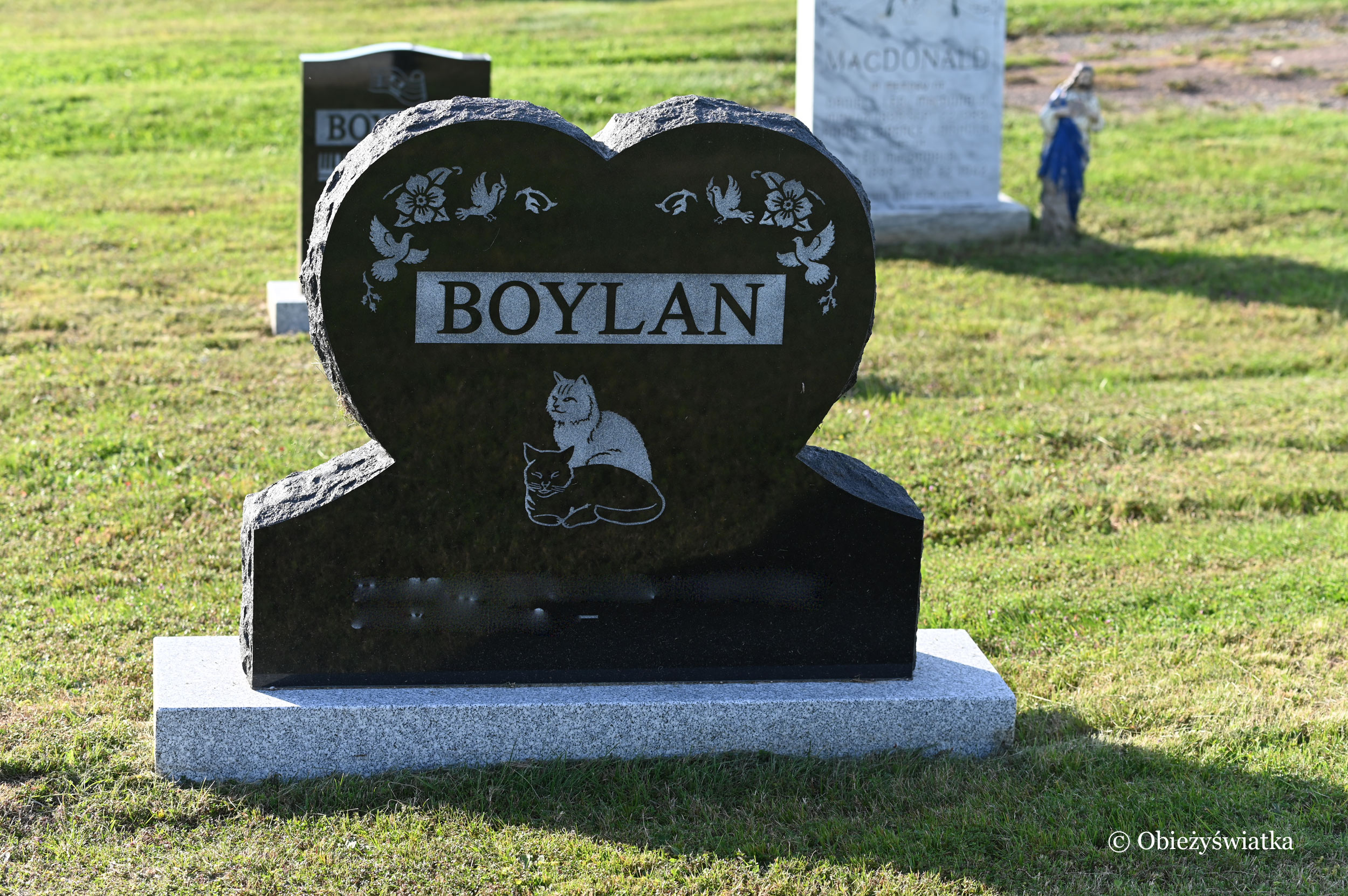 Wiejski cmentarz na Wyspie Księcia Edwarda, Kanada